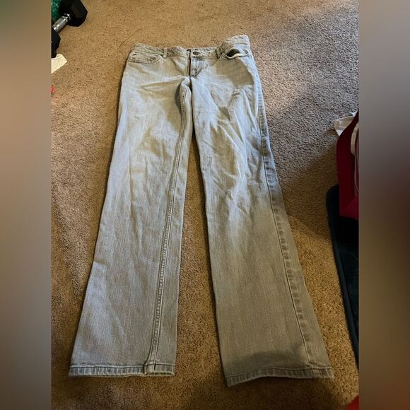 J Jill slim leg grey jeans 8 - Picture 1 of 9